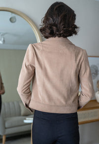 Afrika Madera Cropped Jacket