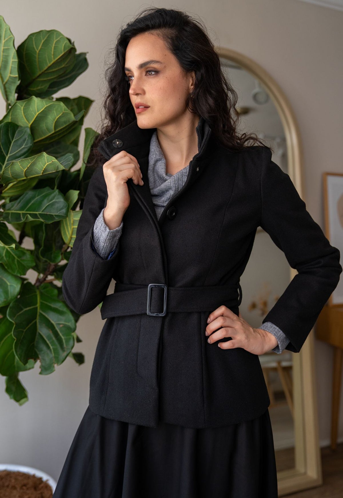 Manteau en laine de Montecarlo