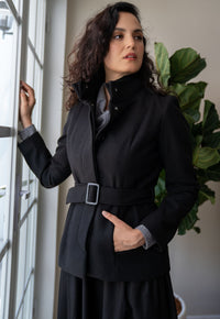 Manteau en laine de Montecarlo