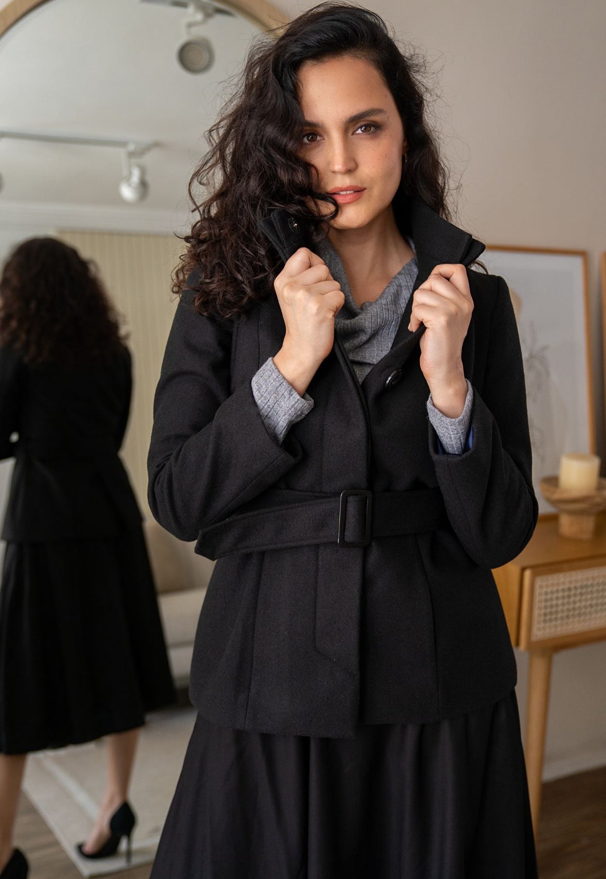 Manteau en laine de Montecarlo