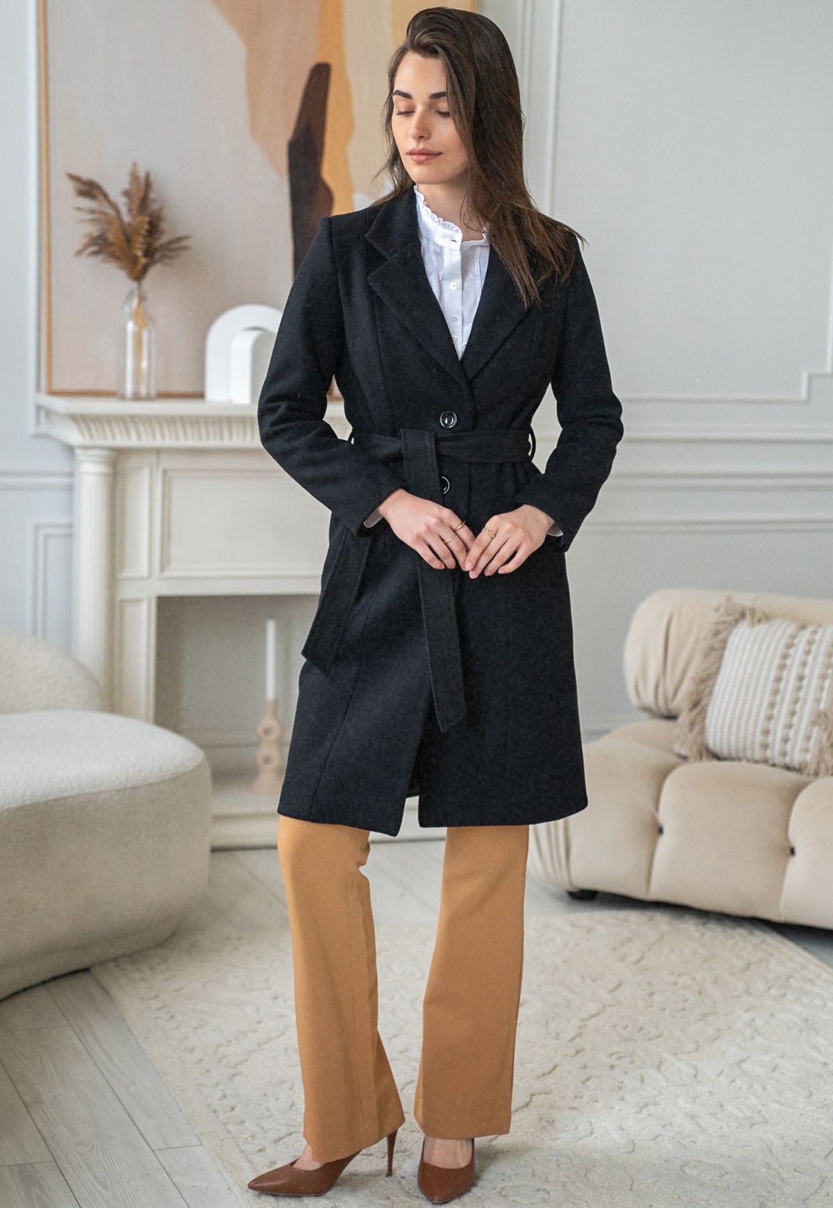 Manteau de laine Munich