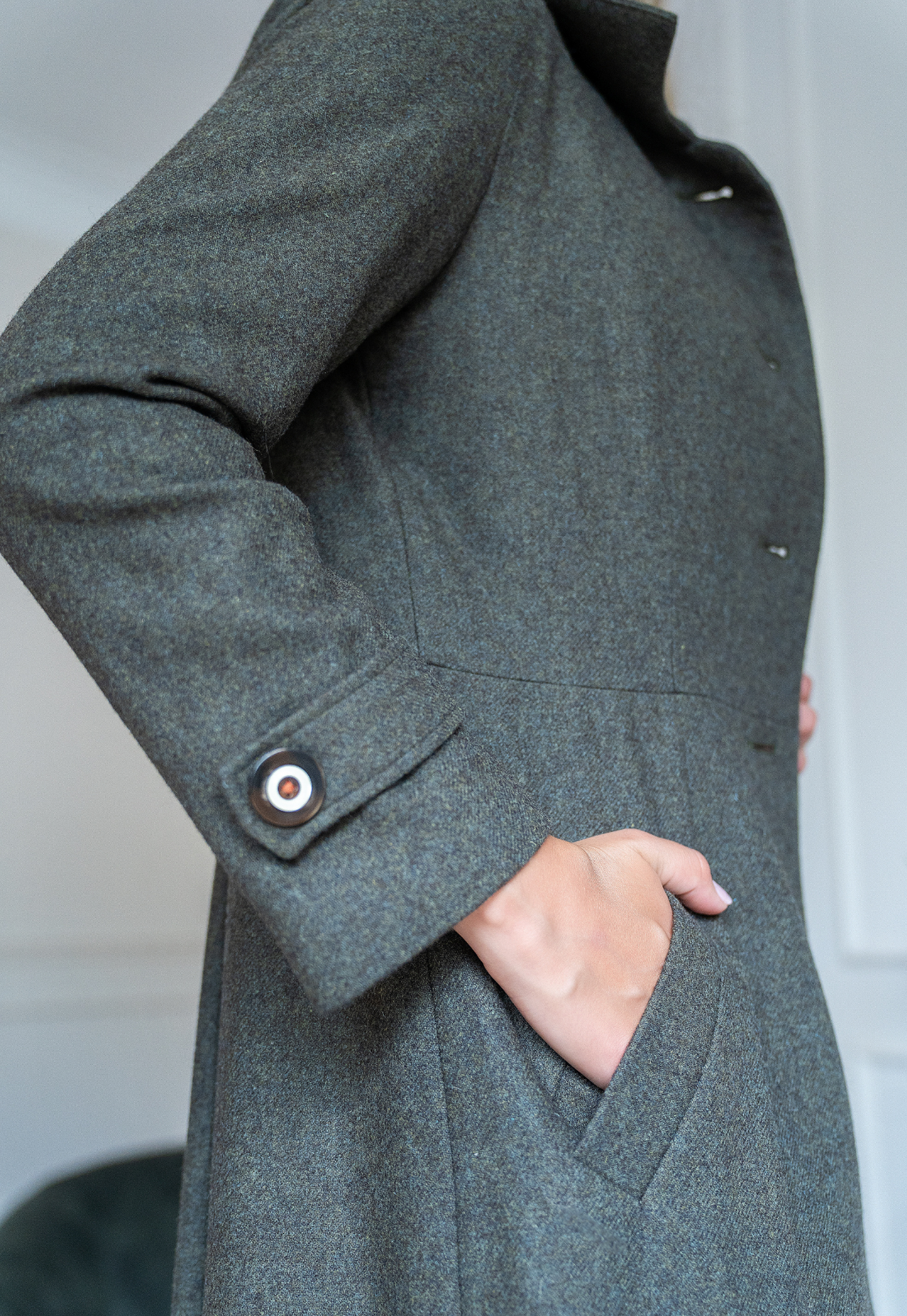 Barbara green coat