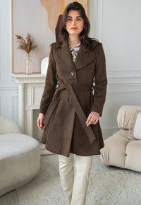 <tc>Manteau de laine Lexie cacao</tc>