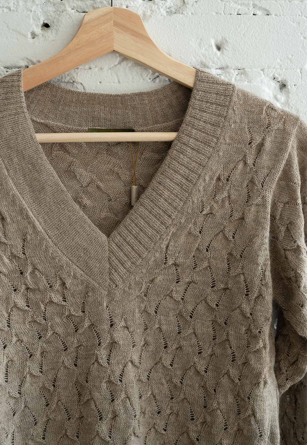 Las Perlas Pullover Nude