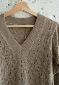 Las Perlas Pullover Nude