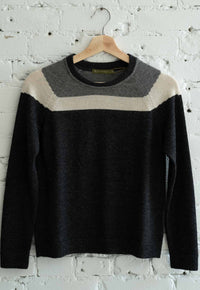 Intarsia Yoked Pullover