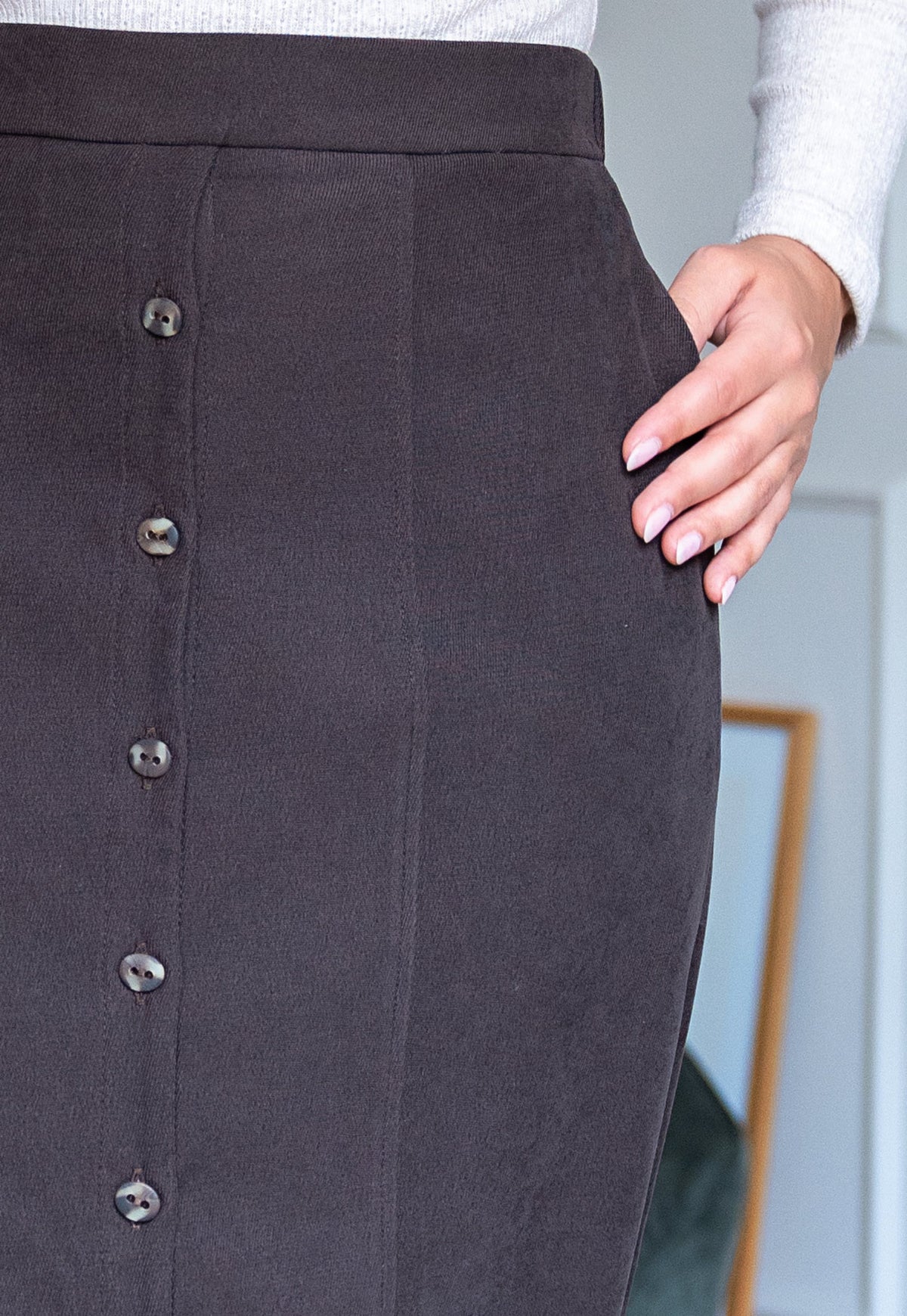 Zoe Brown Skirt
