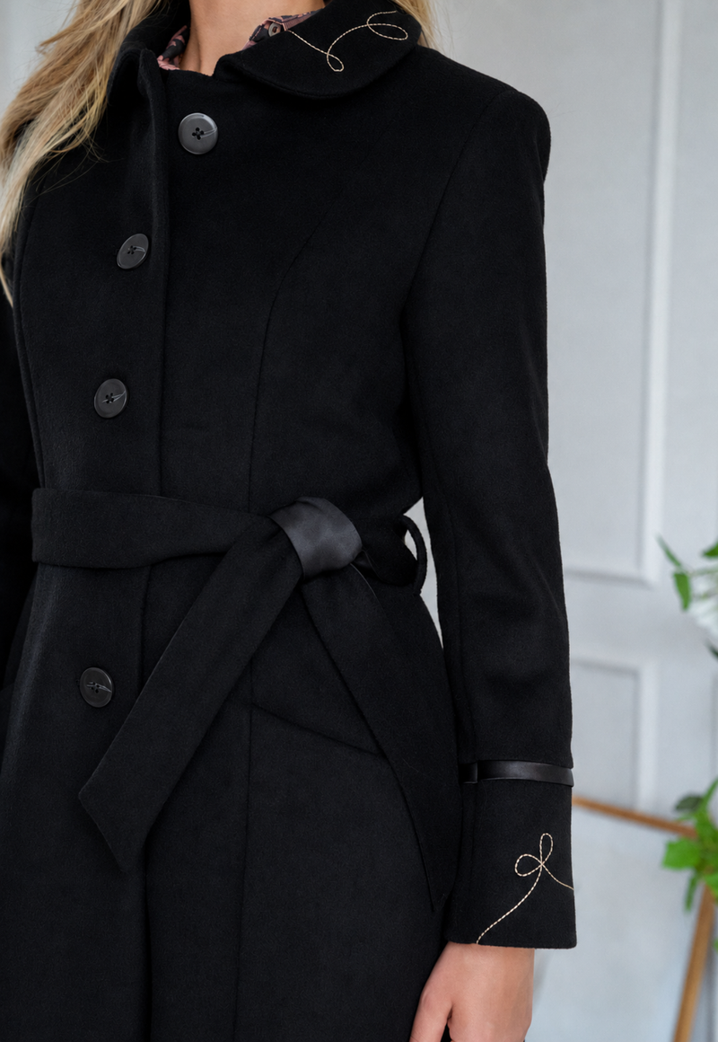 Pamela black coat