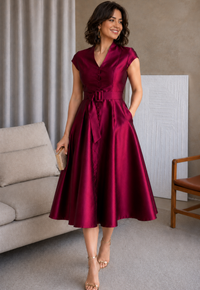 Felicitas Burgundy