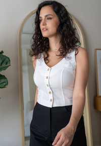 Blouse Maria Josefa blanche