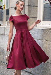 Marcela Cherry Red Dress