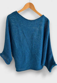 Nova Asymmetrical Baby Alpaca Sweater
