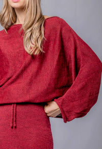 Nova Asymmetrical Baby Alpaca Sweater