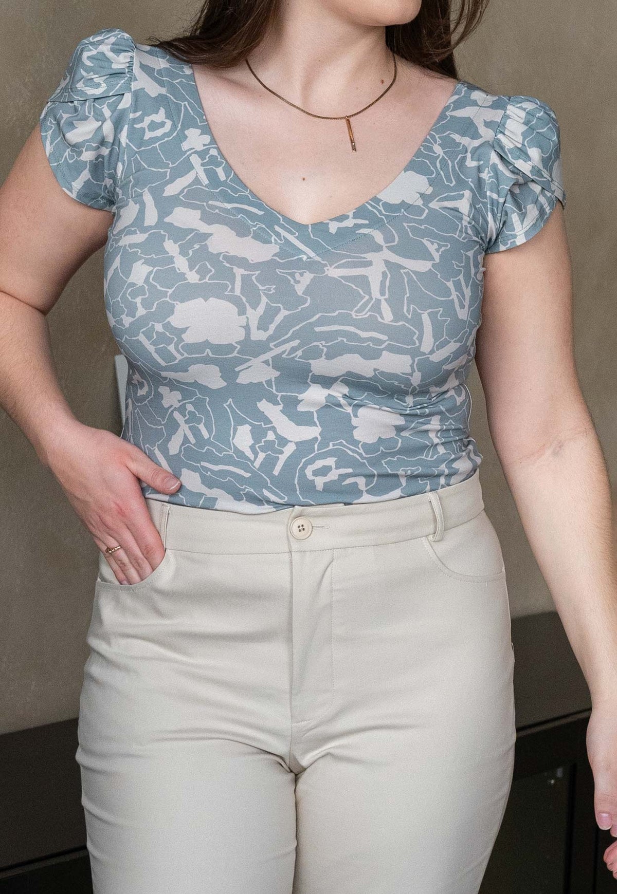 Champagne pantalon Aimee