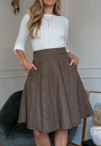 Antonella Copper Skirt