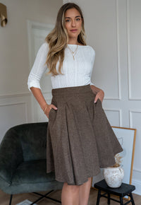 Antonella Copper Skirt