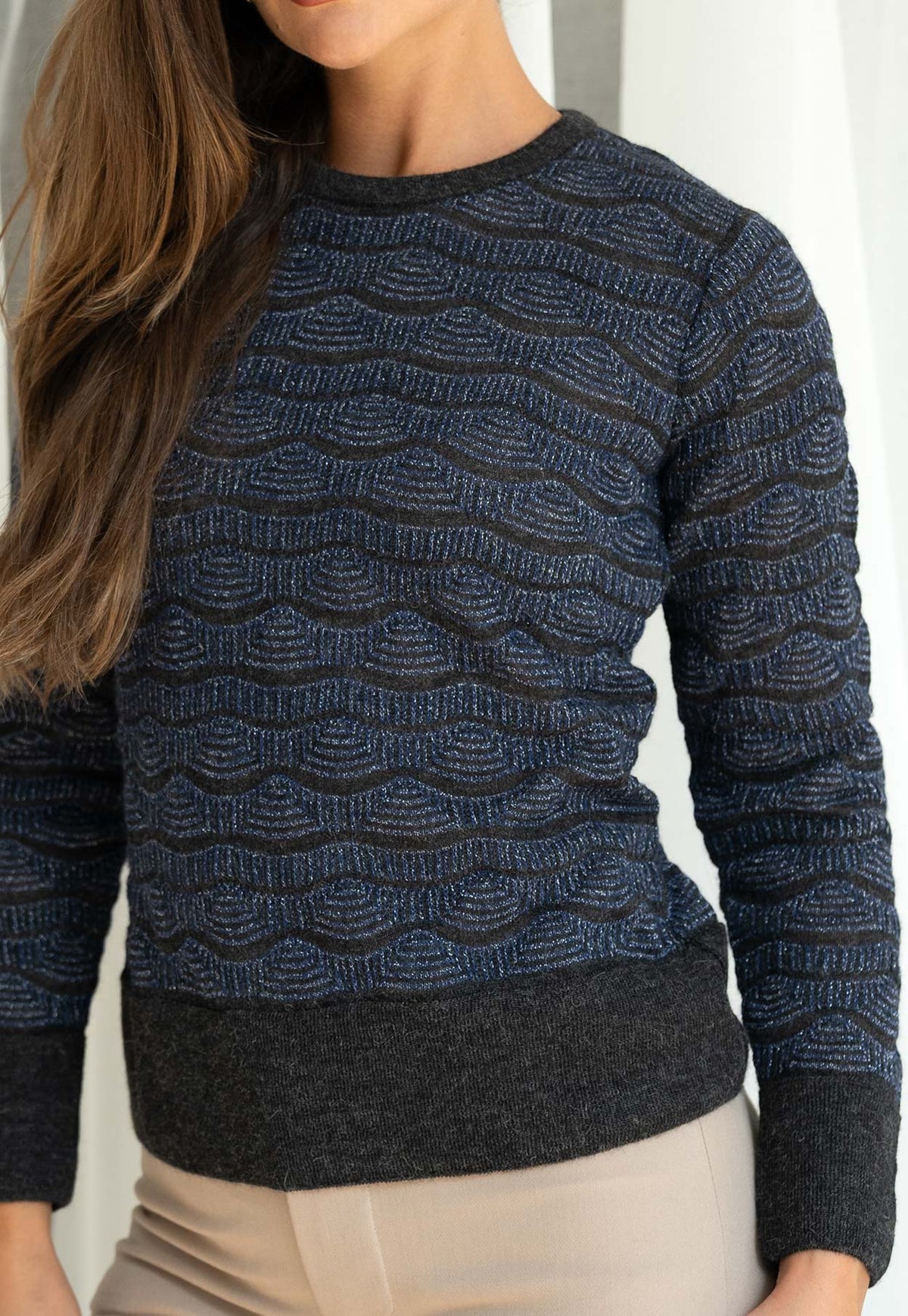 Transfers Basic Pullover Blue