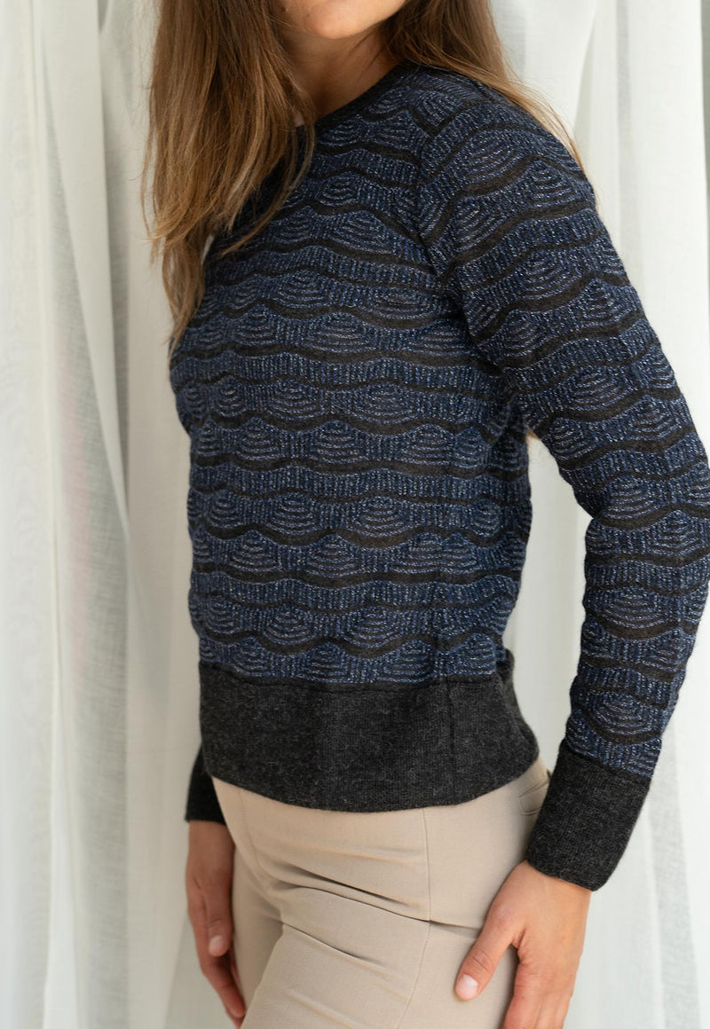 Transfers Basic Pullover Blue