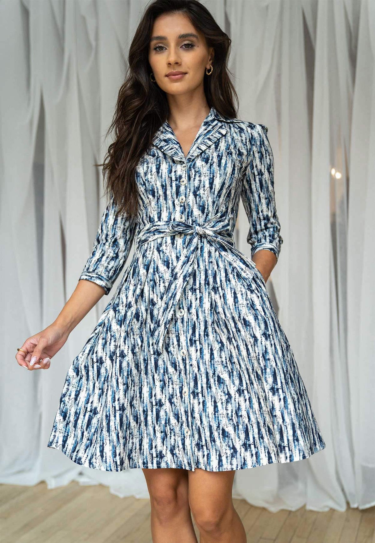 Valentina Abstract Azul