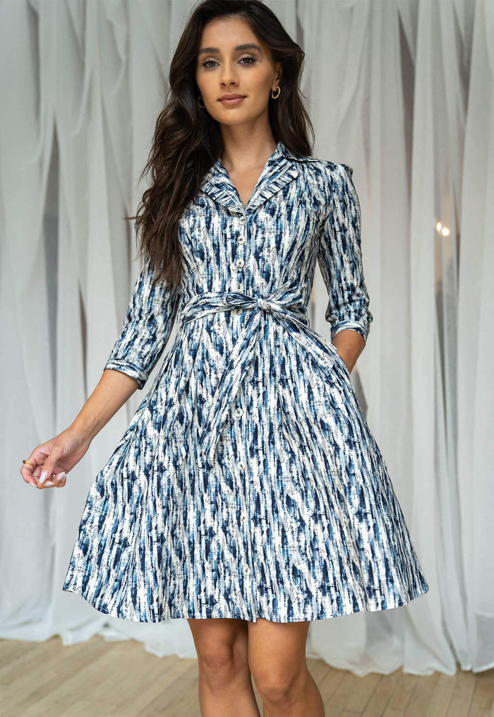 Valentina Abstract Azul