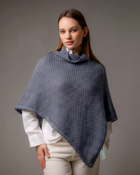 Nimbus baby alpaca poncho by Giana de Lana
